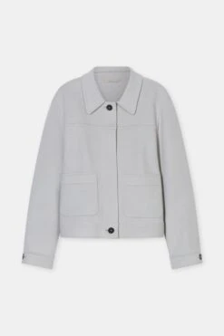 Blouson Aus Schurwoll-Mix Mud Grey 8 Blouson Aus Schurwoll-Mix Mud Grey -Closed Geschaft C97395 65T 22 123 8