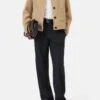 Blouson Aus Schurwoll-Mix Urban Beige