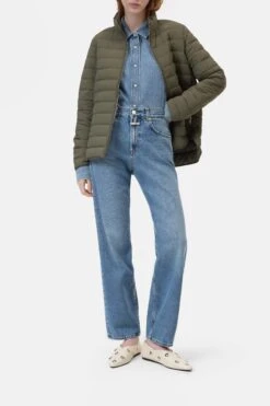 Steppjacke Aus Nylon Forest Green