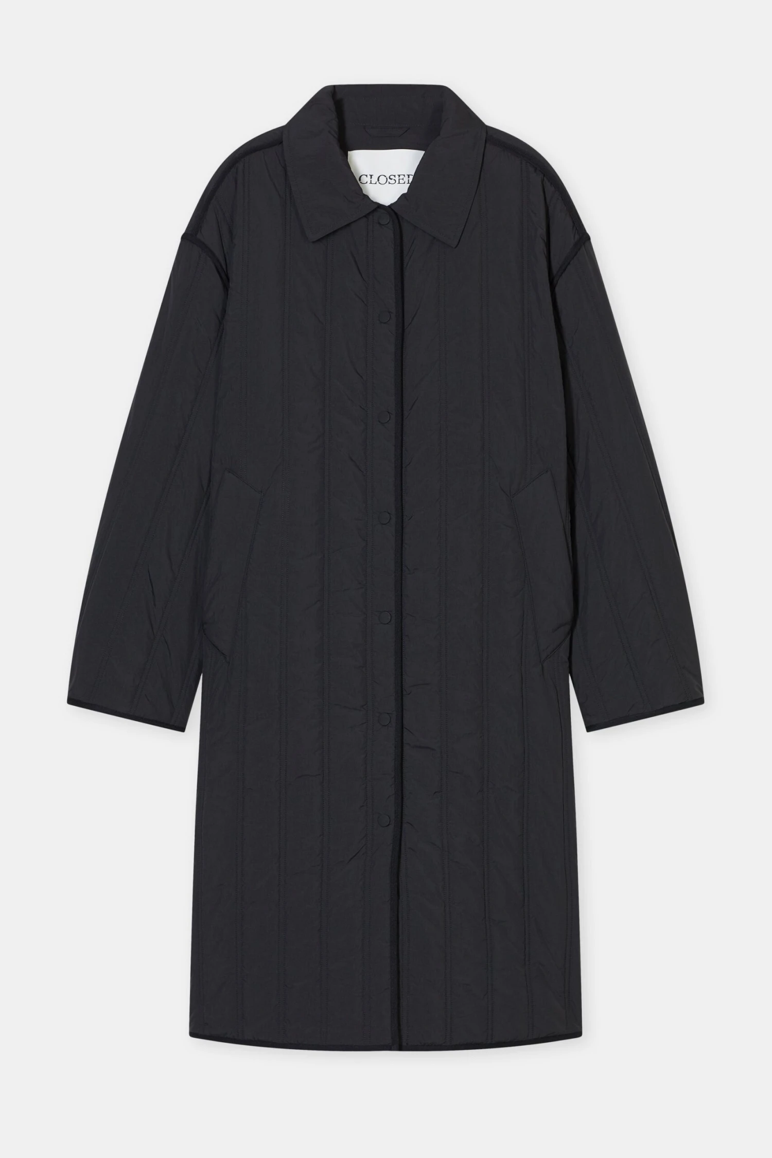 Gesteppter Mantel aus Nylon Black Gesteppter Mantel Aus Nylon Black -Closed Geschaft C97464 69F 22 100 8 scaled