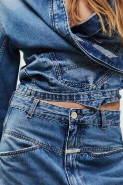 Workwear-Denimjacke Mid Blue -Closed Geschaft C97493 18Q 4W MBL 6