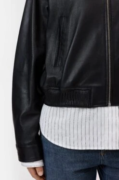 Lederjacke Black -Closed Geschaft C97505 81P 22 100 5