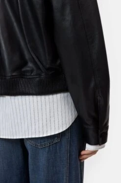 Lederjacke Black -Closed Geschaft C97505 81P 22 100 6