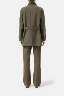 Parka Aus Baumwoll-Mix Forest Green -Closed Geschaft C97618 50K 1B 681 2