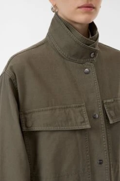 Parka Aus Baumwoll-Mix Forest Green -Closed Geschaft C97618 50K 1B 681 3