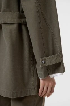 Parka Aus Baumwoll-Mix Forest Green -Closed Geschaft C97618 50K 1B 681 5