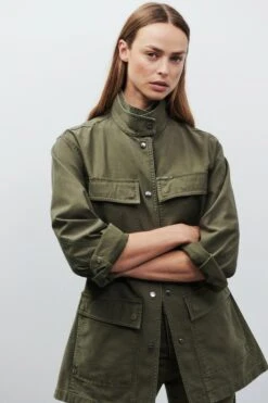 Parka Aus Baumwoll-Mix Forest Green -Closed Geschaft C97618 50K 1B 681 6