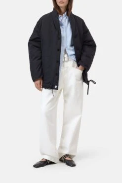 Wendejacke Aus Baumwolle Black