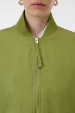 Bomber Aus Baumwoll-Mix Pistachio Green 3 Bomber Aus Baumwoll-Mix Pistachio Green -Closed Geschaft C97853 60L 22 695 3
