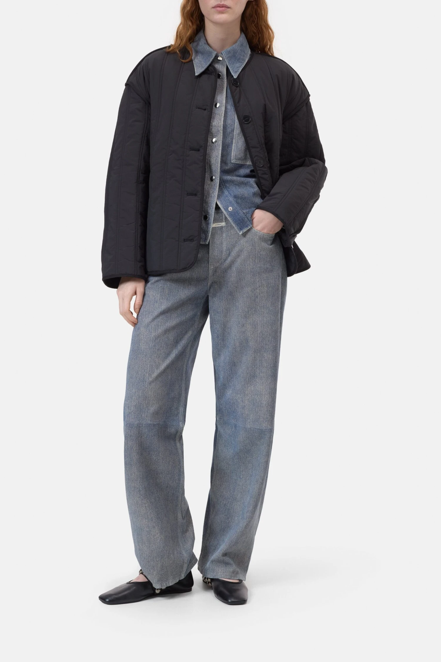 Steppjacke aus recyceltem Nylon Black Steppjacke Aus Recyceltem Nylon Black -Closed Geschaft C97992 69F 22 100 scaled