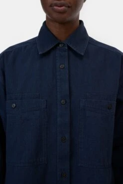 Oversized Hemdblusenkleid Dark Blue -Closed Geschaft C98868 13R 2D DBL 2