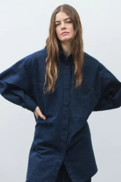 Oversized Hemdblusenkleid Dark Blue -Closed Geschaft C98868 13R 2D DBL 4