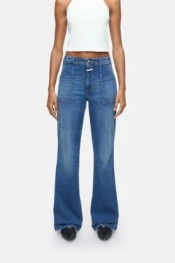 Flared Jeans - Aria Mid Blue